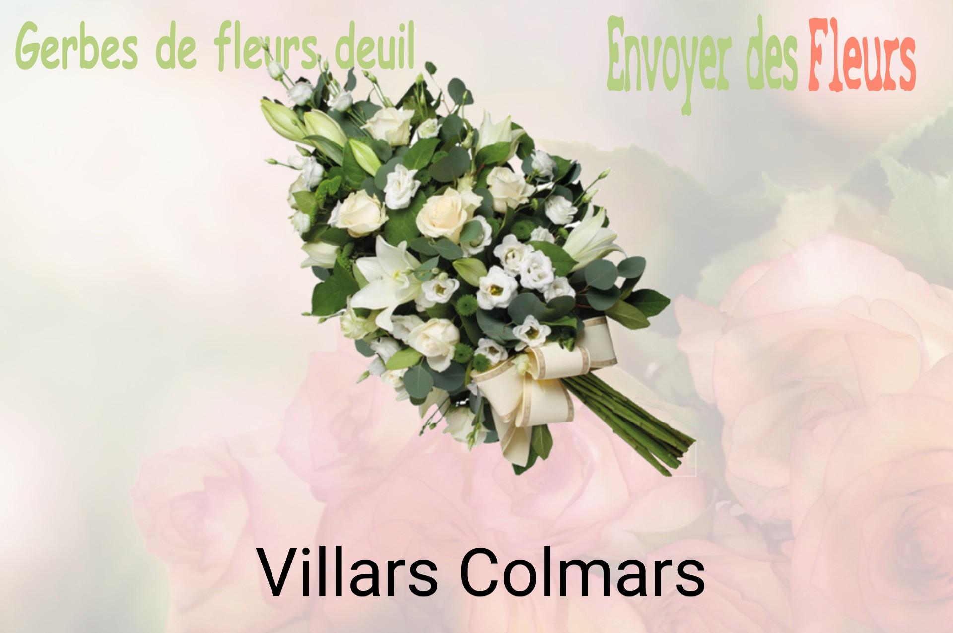 Gerbe de fleurs de deuil livrée à Villars-Colmars